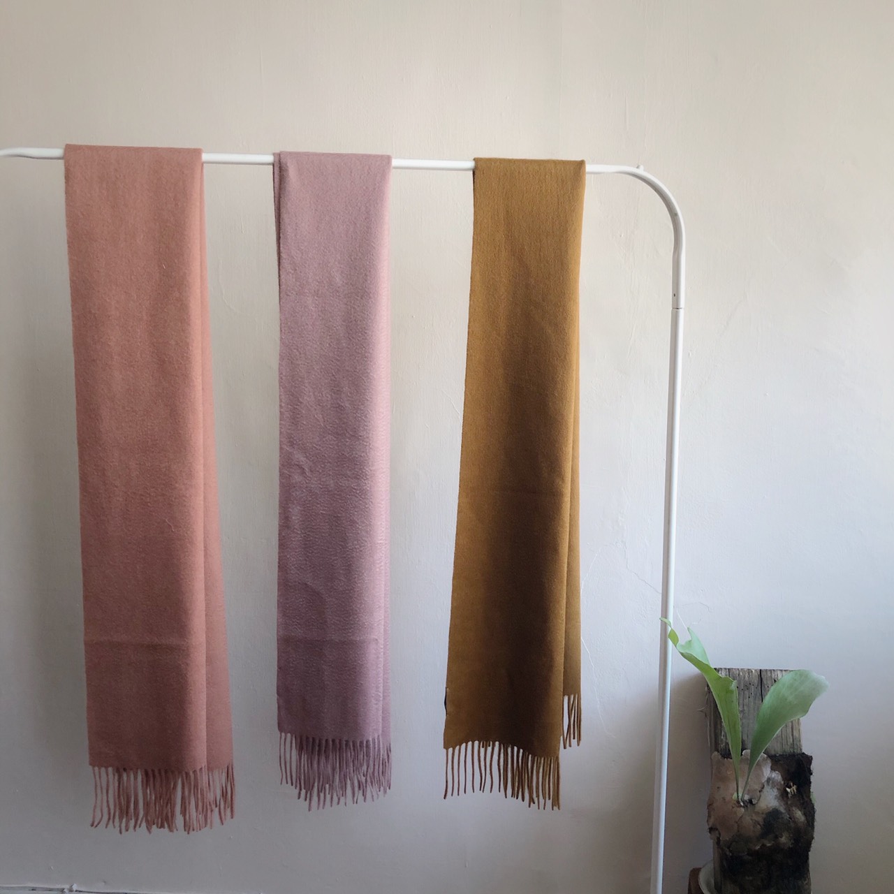 100% 厚磅全羊絨cashmere 圍巾